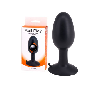 Seven Creations Roll Play M Korek analny z kulką grawitacyjną