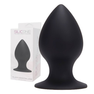 Toyz4Lovers PLUG MY ASS SILICONE EXTRA LARGE Duży korek analny - klasyczny, Czarny