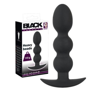 You2Toys BV Heavy Beads Dyskretny kulkowy korek analny, Czarny