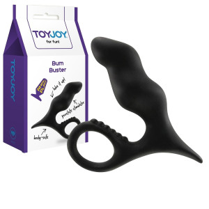 ToyJoy Bum Buster Masażer prostaty z uchwytem na palec, Czarny