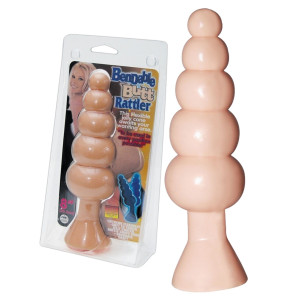 You2Toys Bend. Butt Rattler Progresywny korek analny, Cielisty