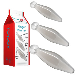 ToyJoy FINGER RIMMER 3PCS. Zestaw korków analnych 3 szt.