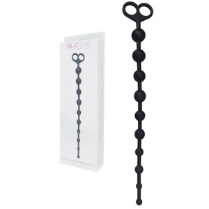 Toyz4Lovers Progresywna sonda analna z uchwytem, Czarna Silikonowa