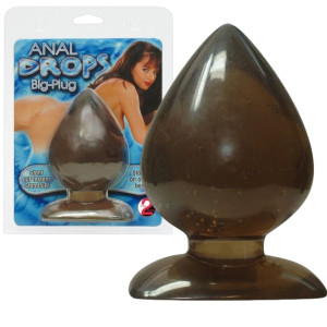 You2Toys Anal Drops Gruby korek analny, Czarny