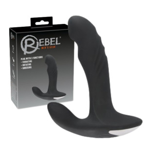 You2Toys Rebel Plug Klasyczny masażer prostaty, USB Czarny