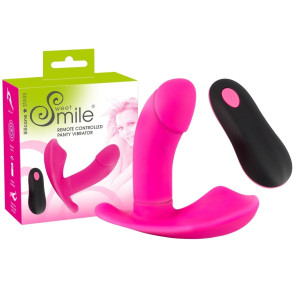 Wibrator motylek łechtaczkowy Rc Typu silikonowy różowy 11 cm dyskretny Sweet Smile