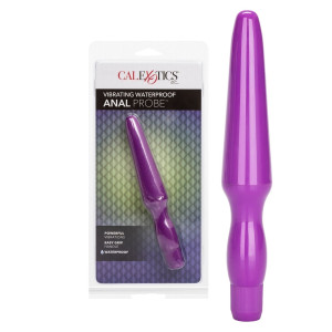 Calexotics ANAL PROBE VIBRATING Wąski wibrujący korek analny, Fioletowy ABS