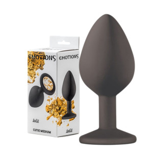 Lola Toys Emotions Cutie M Klasyczny korek analny z diamencikiem, Różowy