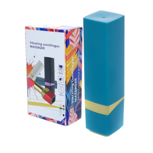 Wibrator silikonowy -lipsick dyskretny w kształcie szminki 9,2 cm Boss Series manualne