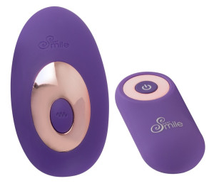 Sweet Smile Panty Vibrator Wibrator łechtaczkowy do bielizny, USB Fioletowy Silikonowy
