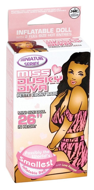 MISS DUSKY DIVA MINI DOLL - Realistyczna damska lalka miłości, Cielista