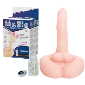 BAILE - Mr. BIG Wibrator Realistyczny z funkcją rotacji, Cielisty