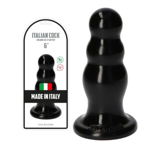 Toyz4Lovers Italian Cock 6" Progresywny korek analny, Czarny
