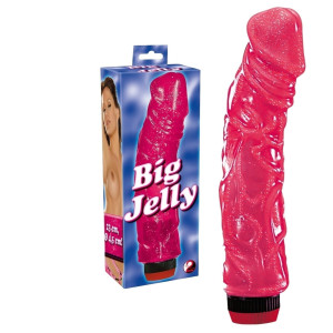 Big Jelly - Wibrator do stymulacji punktu G, na baterie Różowy - You2Toys