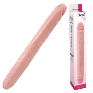 REAL RAPTURE Realistyczne dwustronne dildo, PVC
