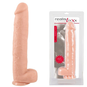 Realistixxx Giant 3X Realistyczne dildo z przyssawką - Grube i długie!, Cieliste