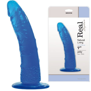 Toyz4Lovers REAL RAPTURE BLUE 7" Realistyczne żylaste dildo, Niebieskie