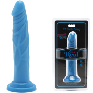 ToyJoy Happy Dicks Dong 7.5' Realistyczne żylaste dildo, Niebieskie