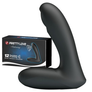 PRETTY LOVE - ARCHENEMY - Masażer prostaty z funkcją pulsacji, USB Czarny