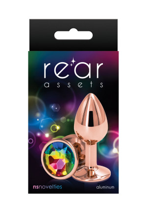 NS Novelties Rear Assets Rose Gold S Korek analny z diamencikiem