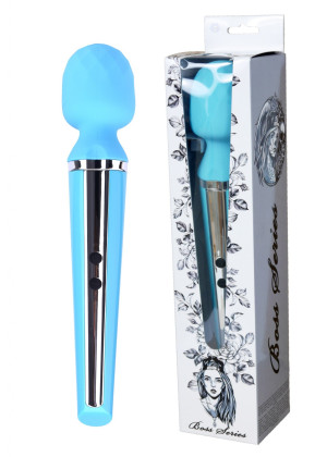 Boss Series Massager Genius - Klasyczny masażer Wand na USB, Niebieski