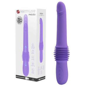 PRETTY LOVE - Pazuzu Wibrator z funkcją pulsacji, USB Fioletowy Silikonowy