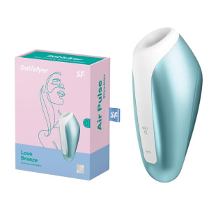 Satisfyer Love Breeze Stymulator Ciśnieniowy Turkusowy Silikonowy