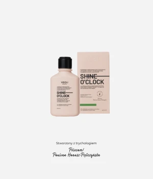 Wygładzająco-nabłyszczający krem z termoochroną z 2% SymHair Thermo™, 1% oleju arganowego i kompleksem kwasów hialuronowych SHINE O’CLOCK