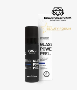 Nawilżająco-rozświetlający żelowy peeling do twarzy z kwasem mlekowym 10%, traneksamowym 2,5% i ektoiną 1% GLASS SKIN POWER PEEL