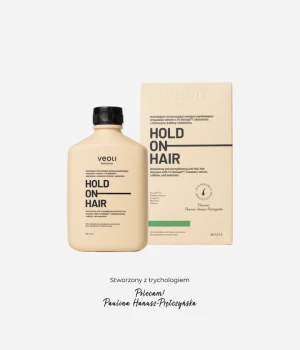 Stymulująco-wzmacniający szampon zapobiegający wypadaniu włosów z 1% Baicapil™, ekstraktem z rozmarynu, kofeiną i melatoniną HOLD ON, HAIR!