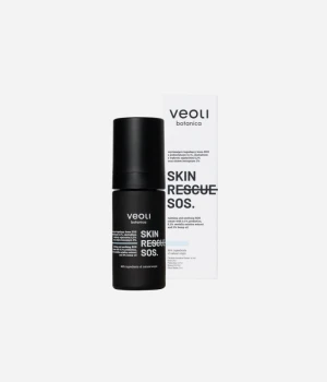 Wyciszająco-łagodzący krem SOS z prebiotykami 0,1%, ekstraktem z wąkroty azjatyckiej 0,2% oraz olejem konopnym 5% SKIN RESCUE SOS