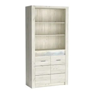 Regał Monteri 96 cm Kraft Biały