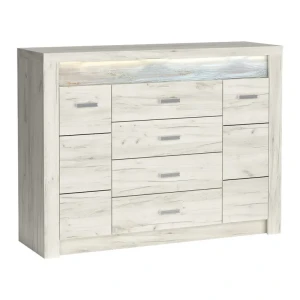 Komoda Monteri 137 cm Kraft Biały