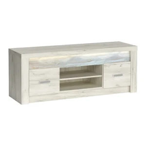 Szafka RTV Monteri 137 cm Kraft Biały