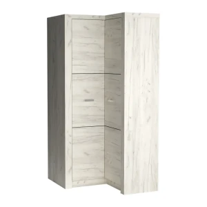 Szafa narożna Monteri 90 cm Kraft Biały