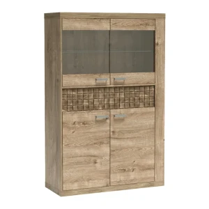 Witryna Elvoro 102 cm Dąb Ribbeck