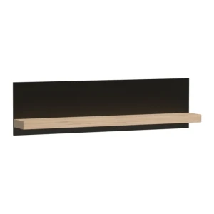 Półka Norvian 120 cm Dąb Artisan + Czarny