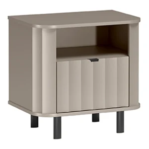 Stolik nocny Belvero 59 cm Clay Gray
