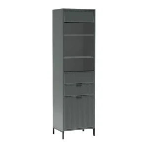Witryna Delvani 55 cm Stone Green