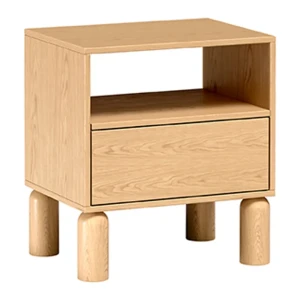 Szafka nocna Orvico 54 cm dąb bookmatch