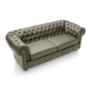 Sofa Chesterfield 3 - Skóra naturalna
