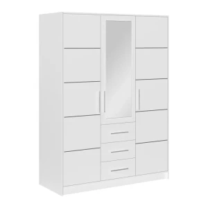 Szafa Como 3D 147 cm biała