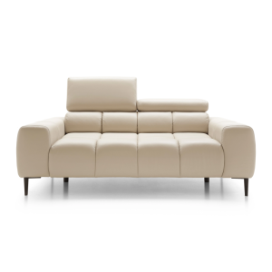 Regulowana skórzana sofa elektryczna Plaza 2E WERSAL