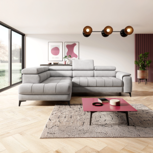 Elegancki narożnik elektryczny Chivas funkcja relax