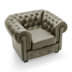 Luksusowy fotel Chesterfield - Skóra naturalna WERSAL