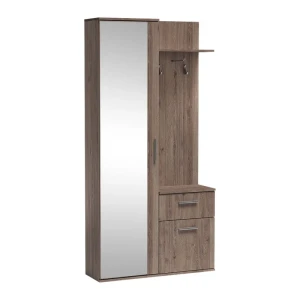 Garderoba z lustrem Nova 97 cm Dąb Truflowy
