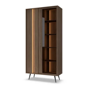 Wysoka Witryna Novo 2D 196 cm Dąb Dunin