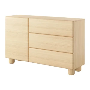 Komoda Bumi D3S 130 cm Dąb Vicenza