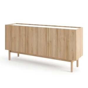 Komoda Onyx 144x63 cm Dąb Riviera + Marmur Bianco