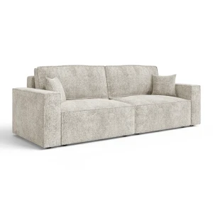 Elegancka sofa ARON S z funkcją spania | Rozkładana | Tkanina Bella 05